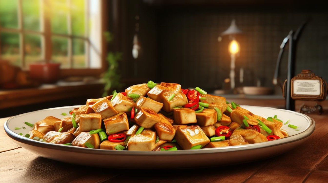 家常拌豆腐怎么做？清爽开胃的夏日必备食谱！-图1