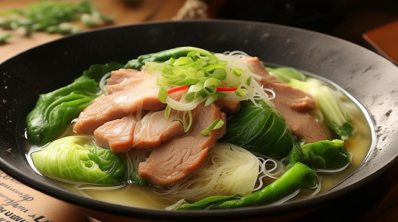 如何在家轻松做出美味的猪肉白菜炖粉条？-图1