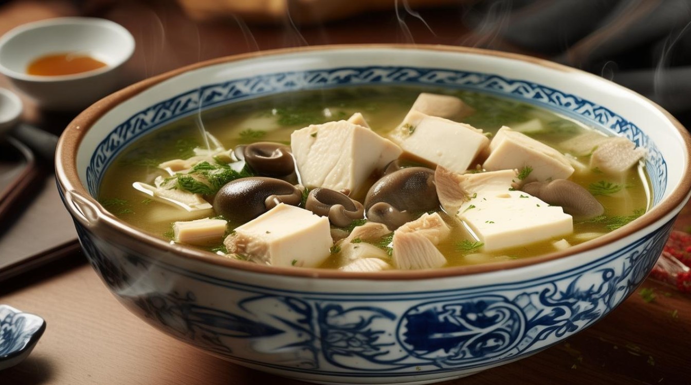 如何制作美味的鸡肉豆腐香菇汤？-图2