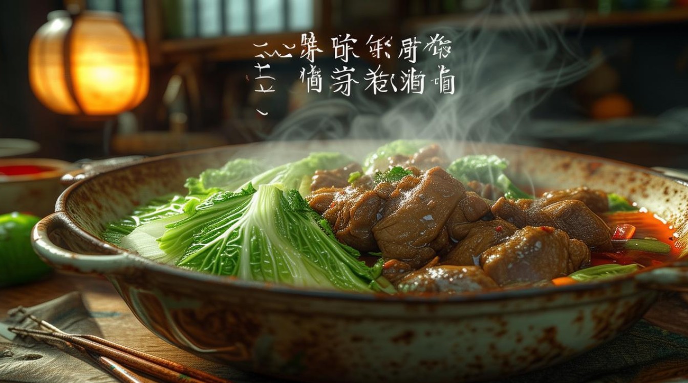 如何在家炖羊肉白菜？暖冬滋补美味做法分享-图1