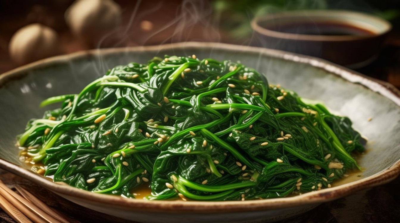 蒜蓉菠菜怎么做？家常做法简单又美味！-图1
