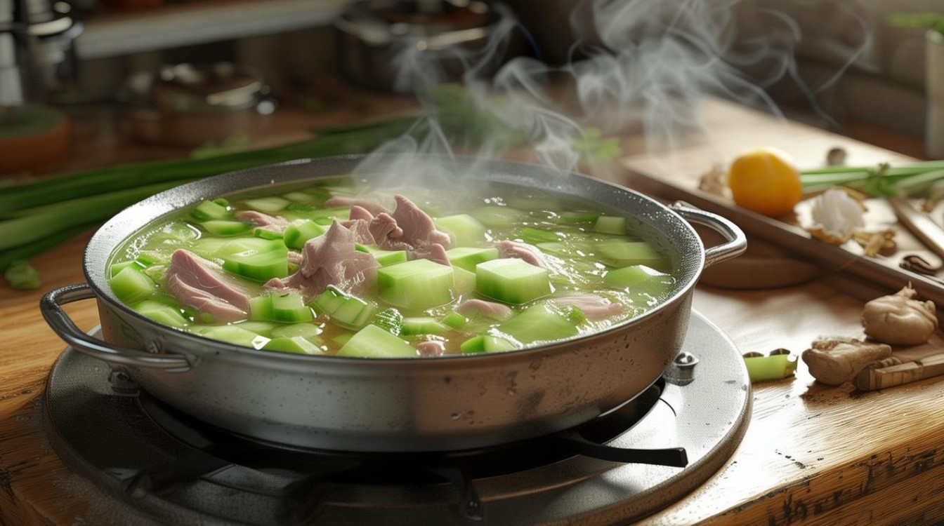 如何在家轻松做出美味的猪肉冬瓜汤？-图3