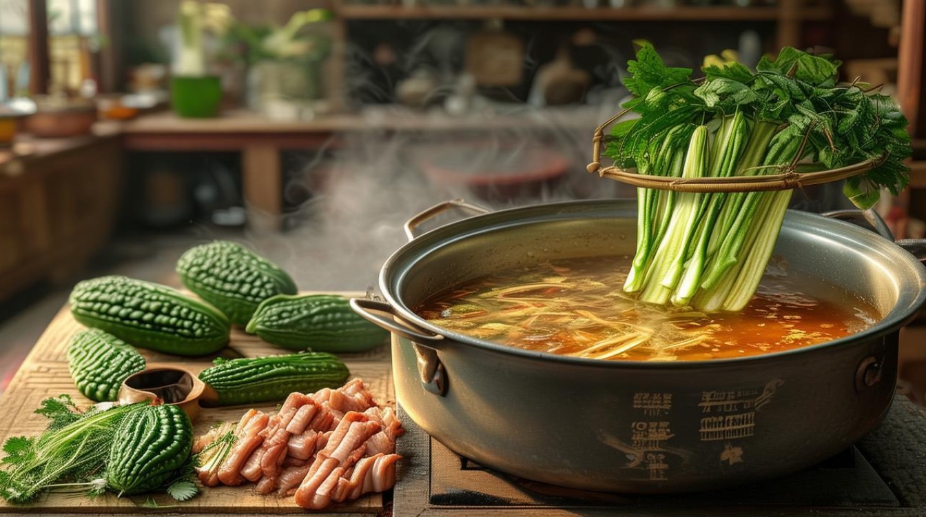 如何炖出美味的苦瓜排骨汤？简单做法分享-图2