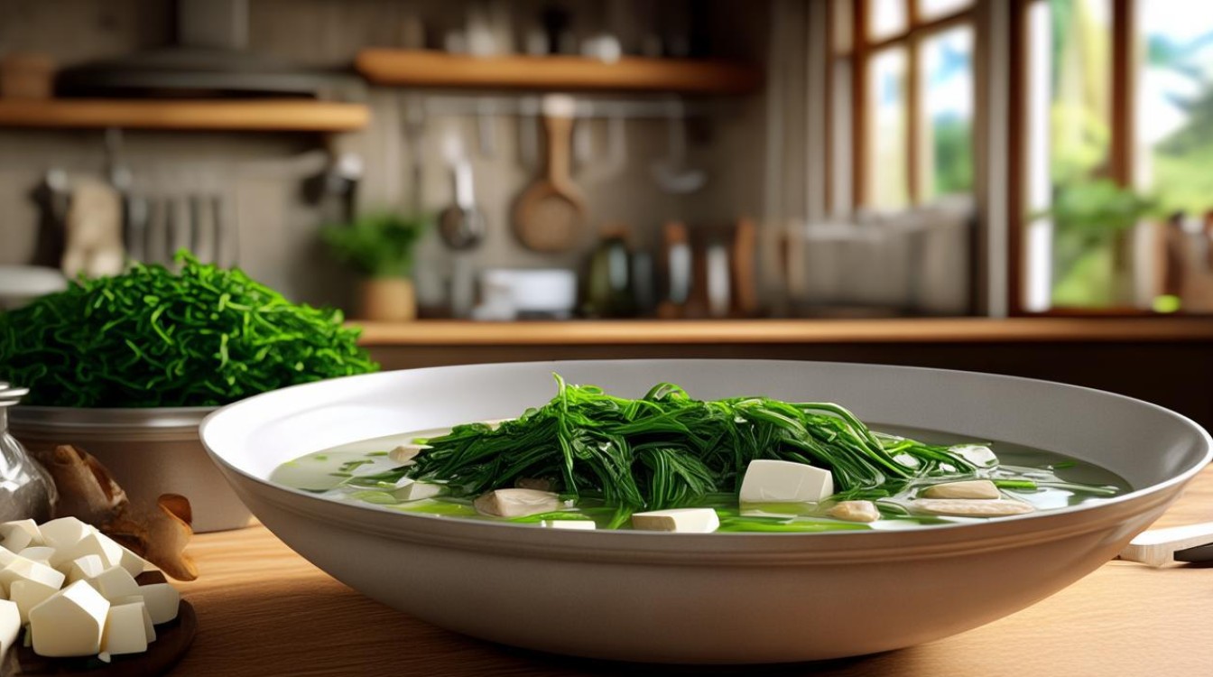 海带豆腐蘑菇汤怎么做？简单营养的家常做法-图3