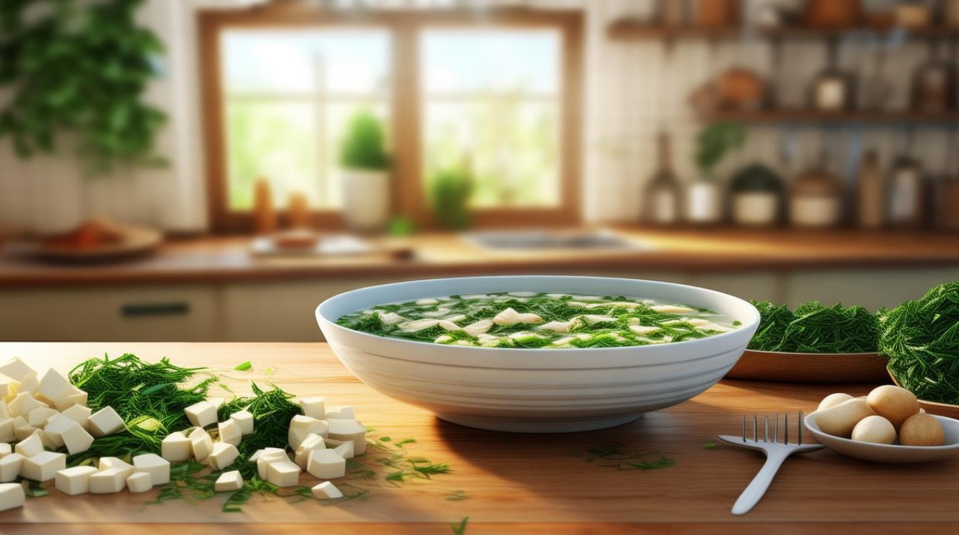 海带豆腐蘑菇汤怎么做？简单营养的家常做法-图4