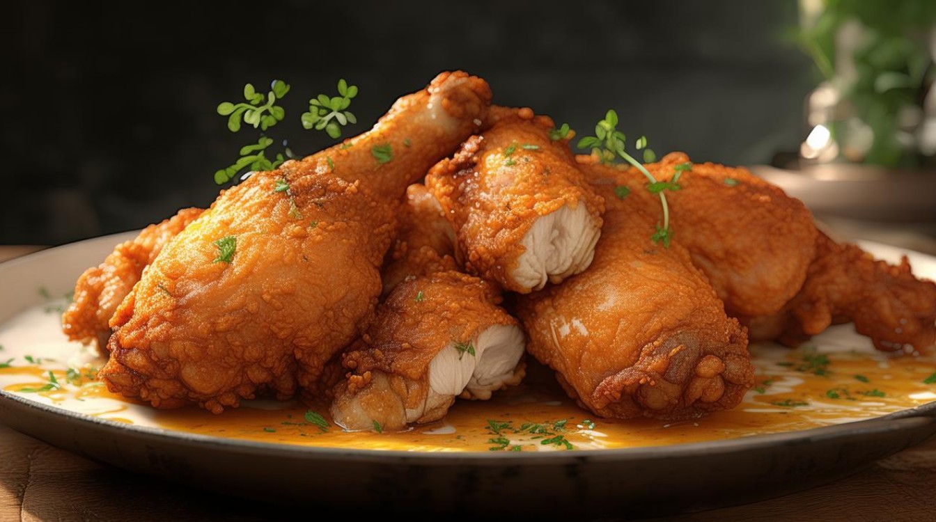家常煎鸡腿怎么做到外酥里嫩？-图2