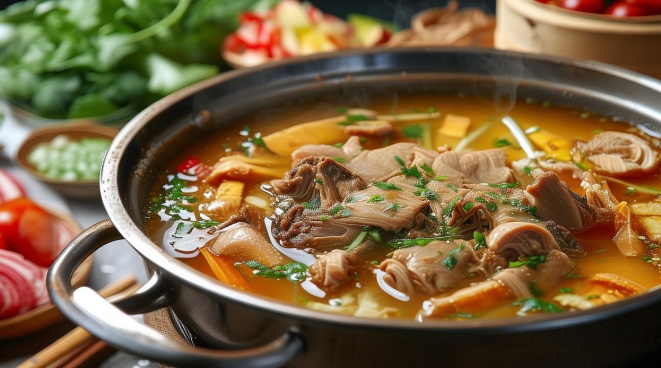 如何自制美味的火锅骨头汤底？简单步骤分享！-图3