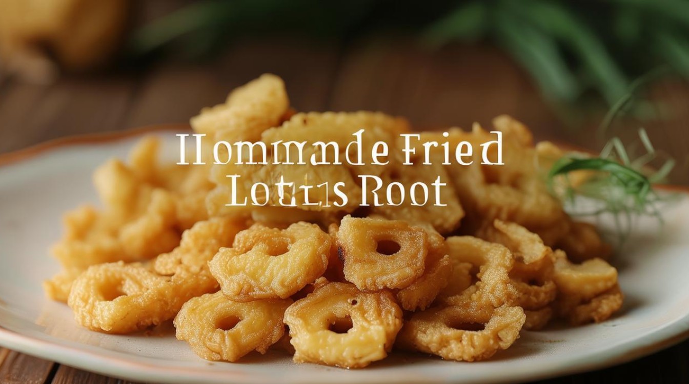 家常炸莲菜怎么做？简单酥脆的炸莲藕做法-图1
