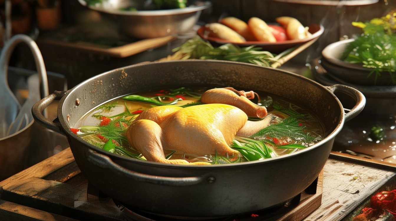 如何制作营养美味的土鸡当归汤？-图1