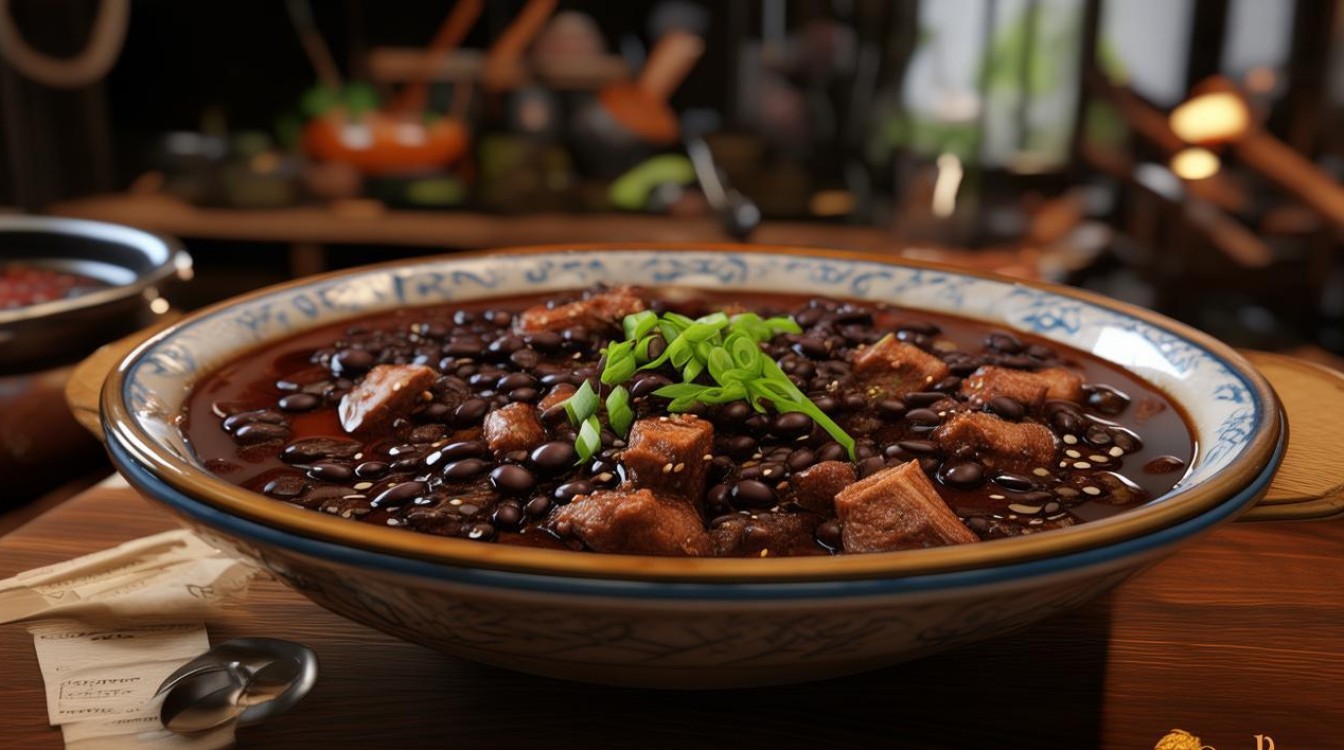 如何在家轻松煲制营养美味的筒骨黑豆汤？-图1