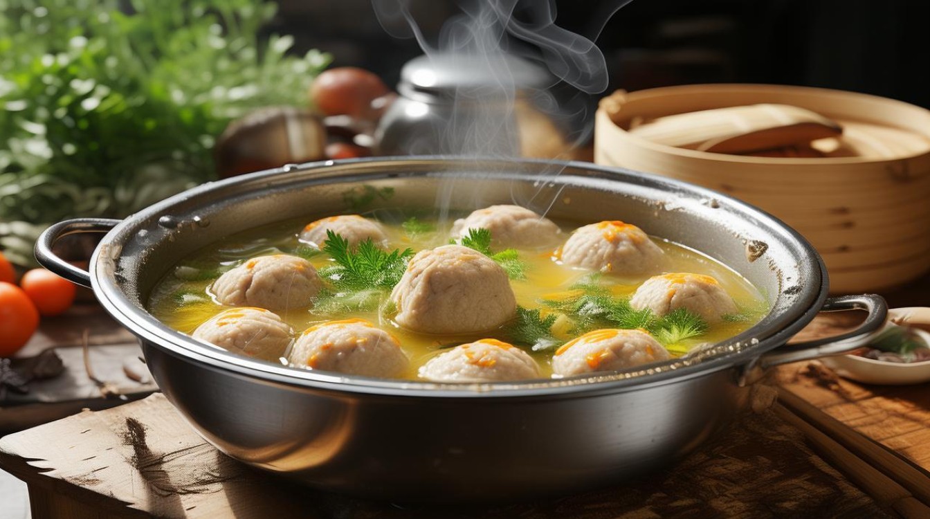 如何制作美味滋补的参汤肉丸？-图1
