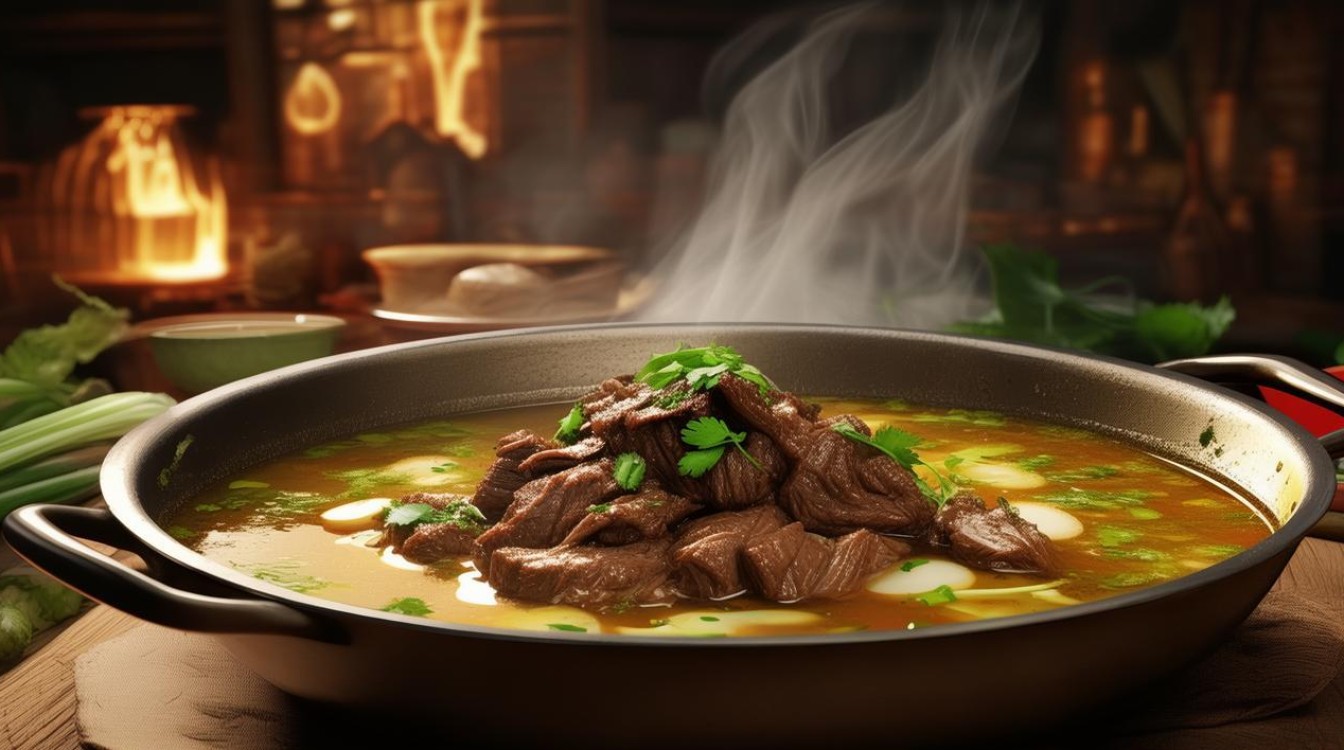 如何制作鲜嫩可口的清炖牛腩汤？-图1