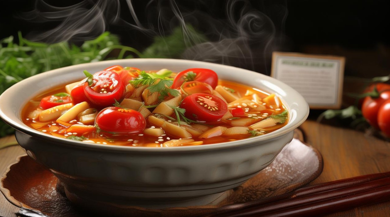如何制作美味的番茄笋干汤？简单步骤分享！-图1