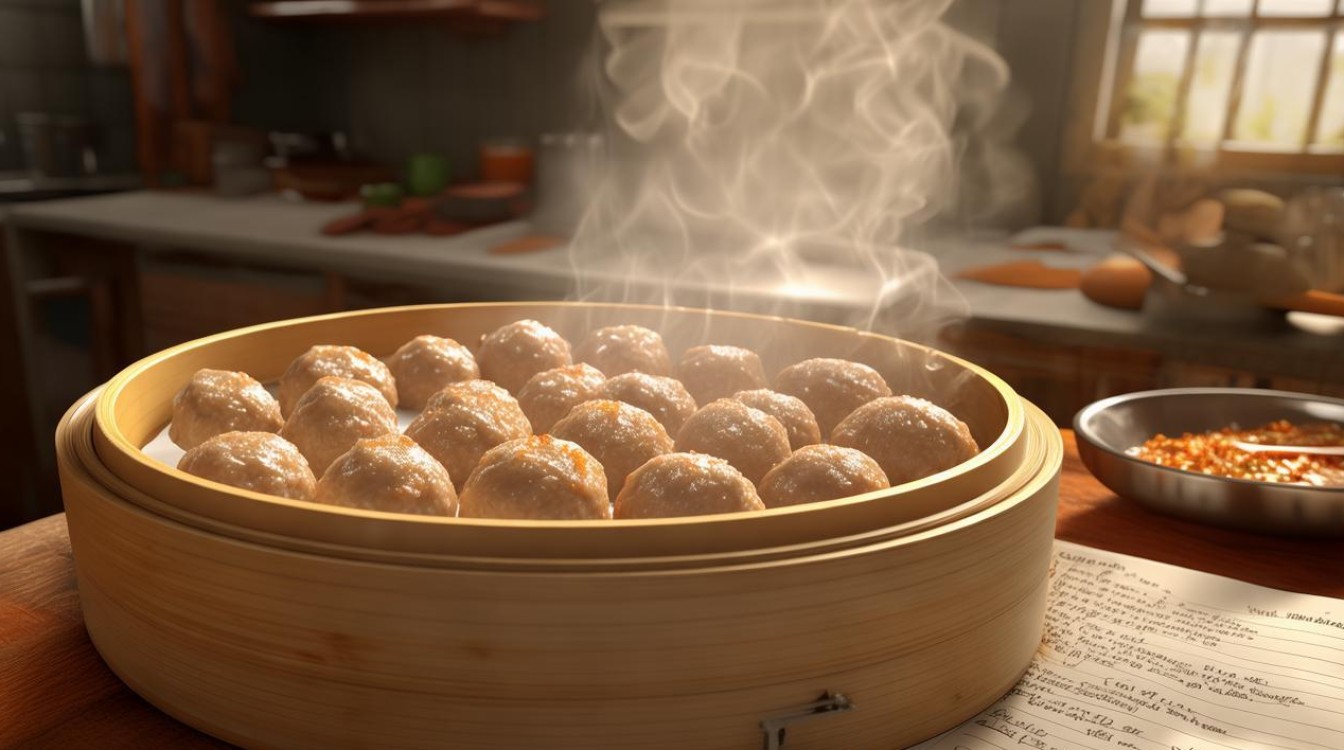 家常蒸肉丸子怎么做？简单步骤一次学会！-图3