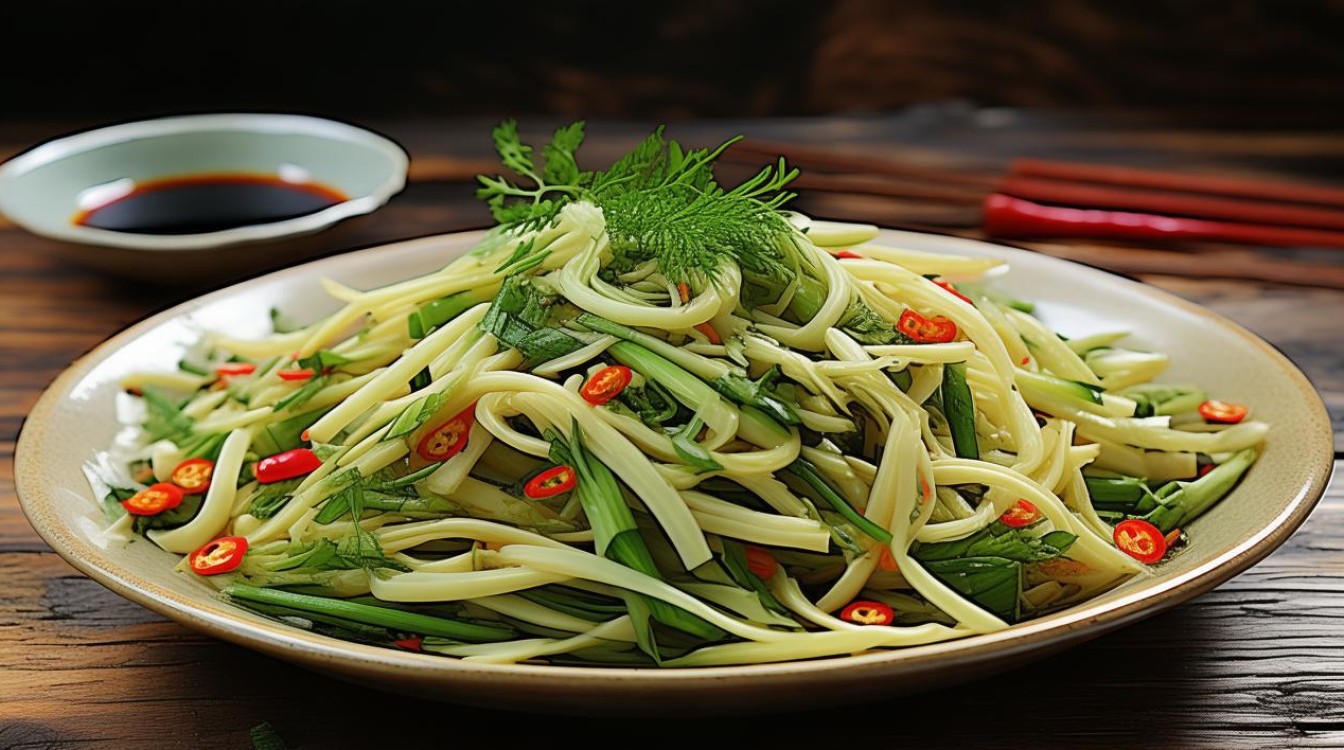 凉拌菜笋怎么做？家常做法简单又美味！-图2