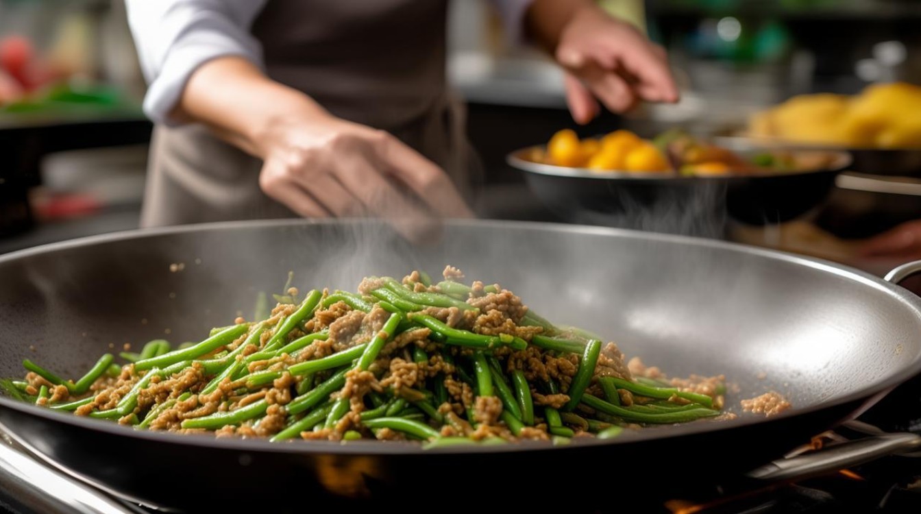 酸豆角炒肉末怎么做？家常做法简单又下饭！-图2