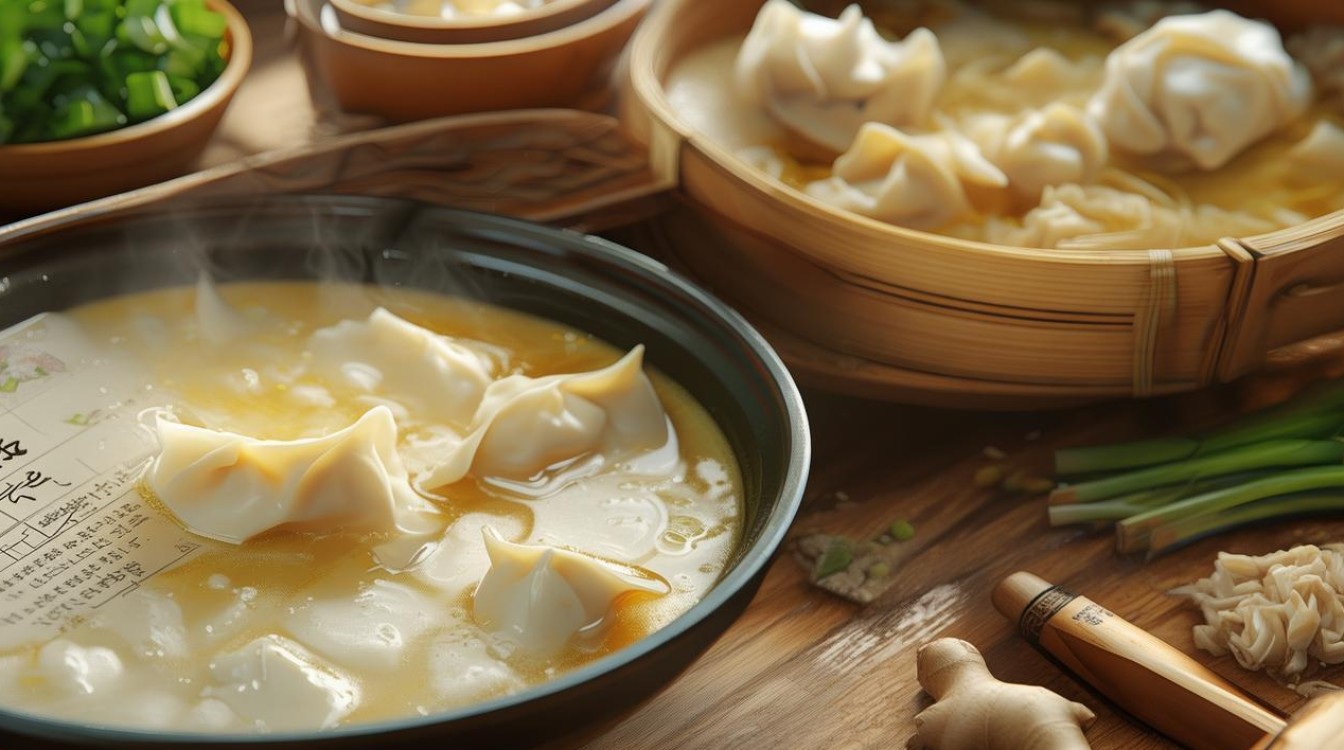 如何在家轻松制作美味的云吞汤米粉？-图2