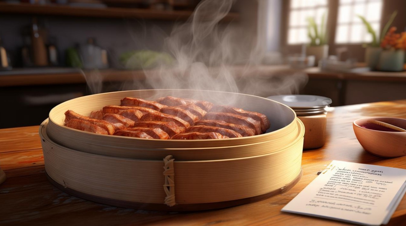 家常蒸排骨怎么做？简单步骤教你轻松搞定！-图2
