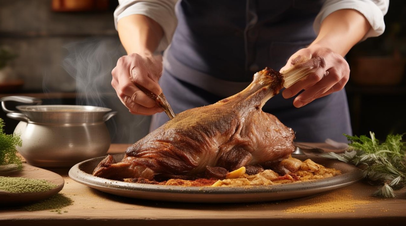 如何在家轻松做出美味的孜然羊腿肉？-图1