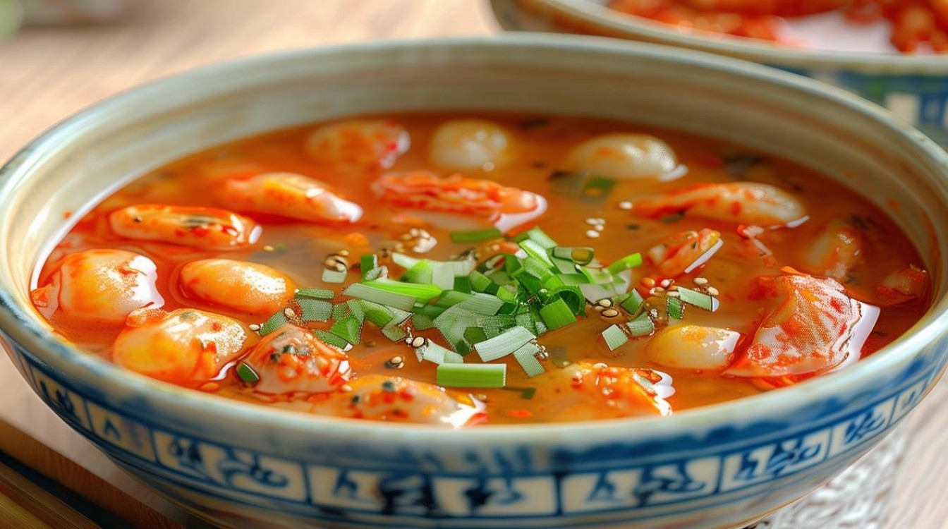 如何制作美味的泡菜年糕汤？简单步骤分享！-图1