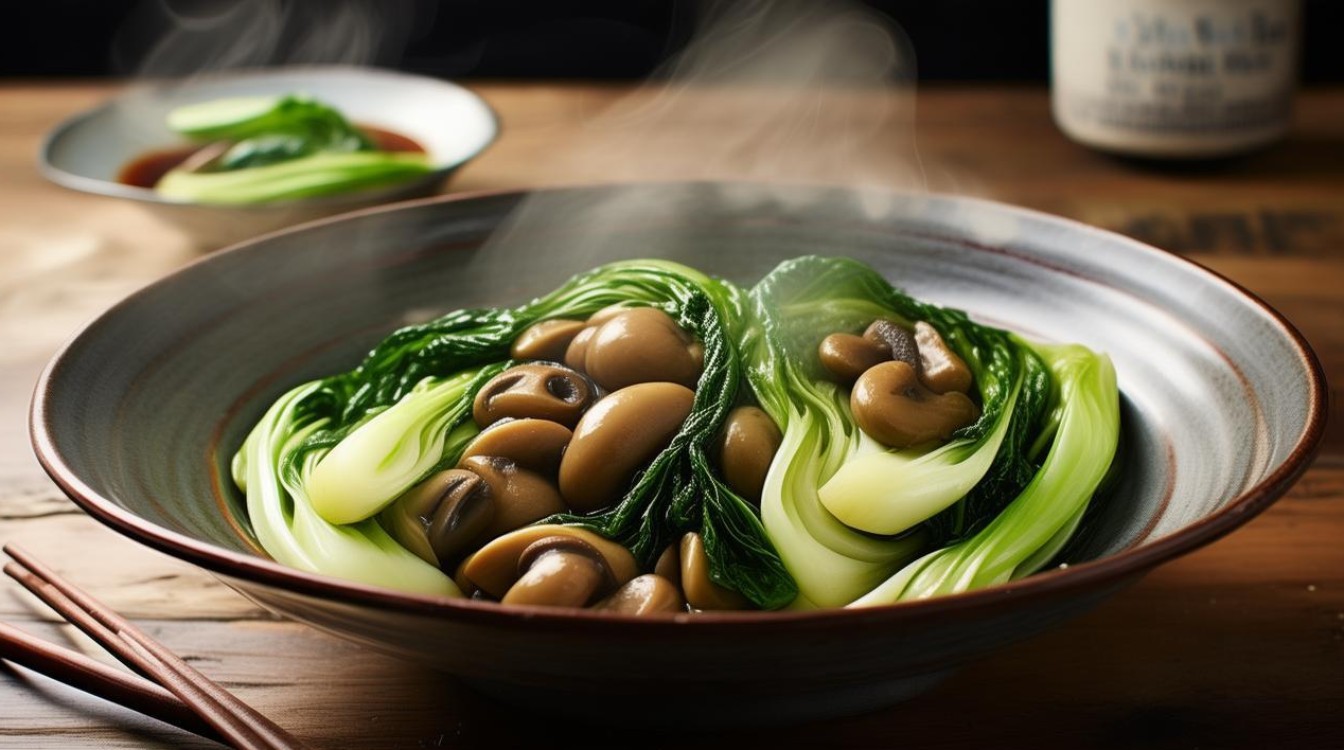 家常香菇油菜的简单做法是什么？-图2