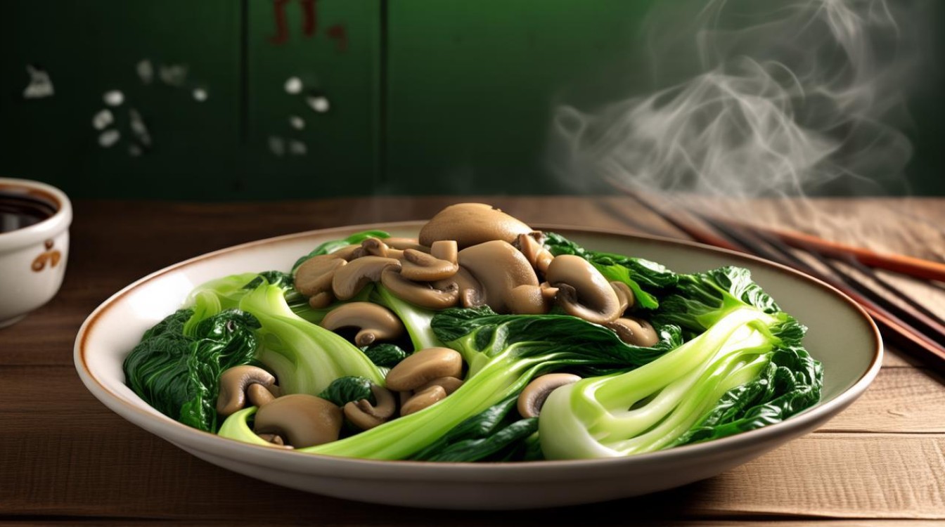 家常香菇油菜的简单做法是什么？-图3