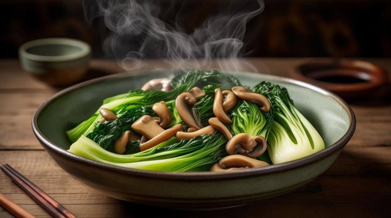 家常香菇油菜的简单做法是什么？-图4