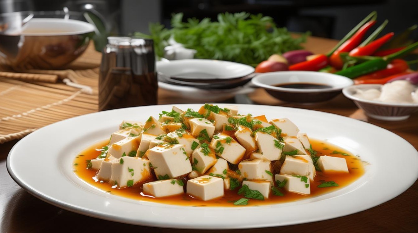 凉拌内酯豆腐怎么做？家常做法简单又美味！-图2