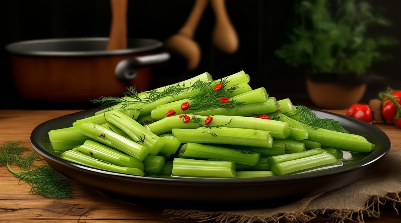 家常腌芹菜怎么做？简单步骤分享！-图1
