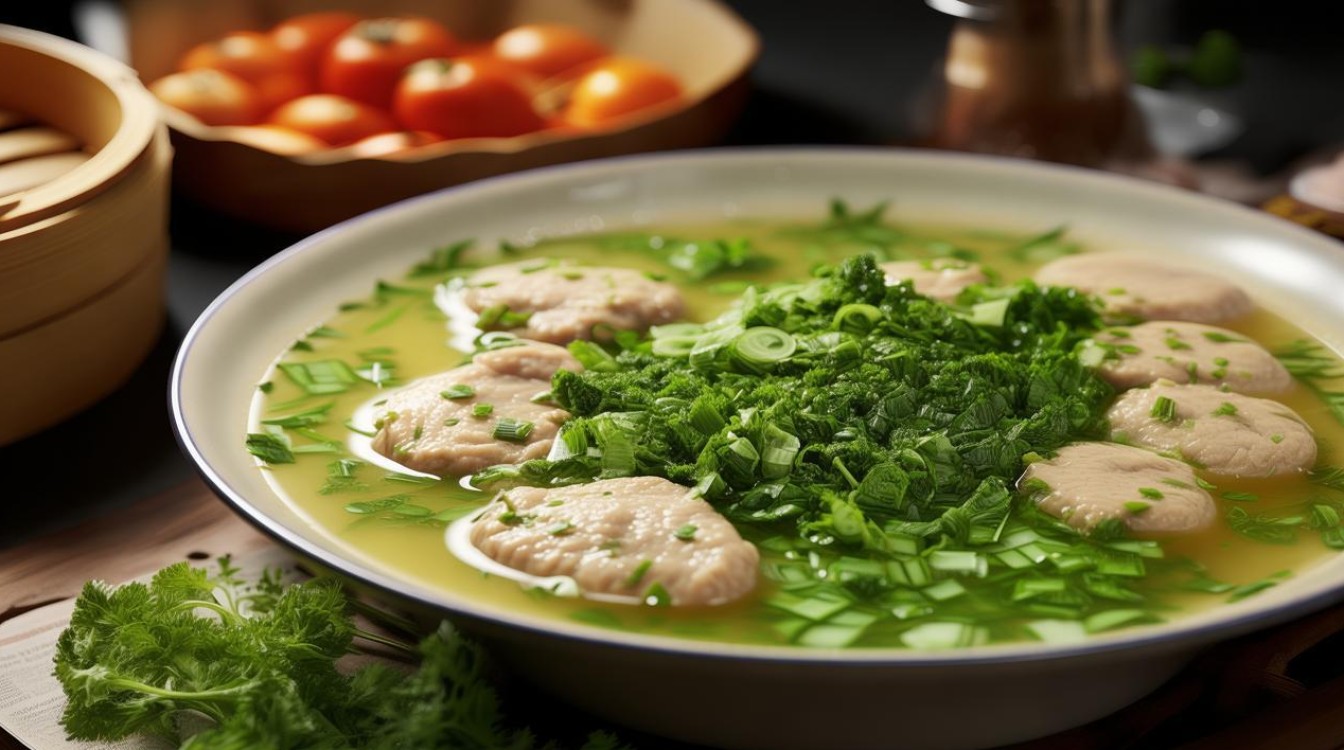 如何做出鲜嫩可口的青菜肉圆汤？-图2