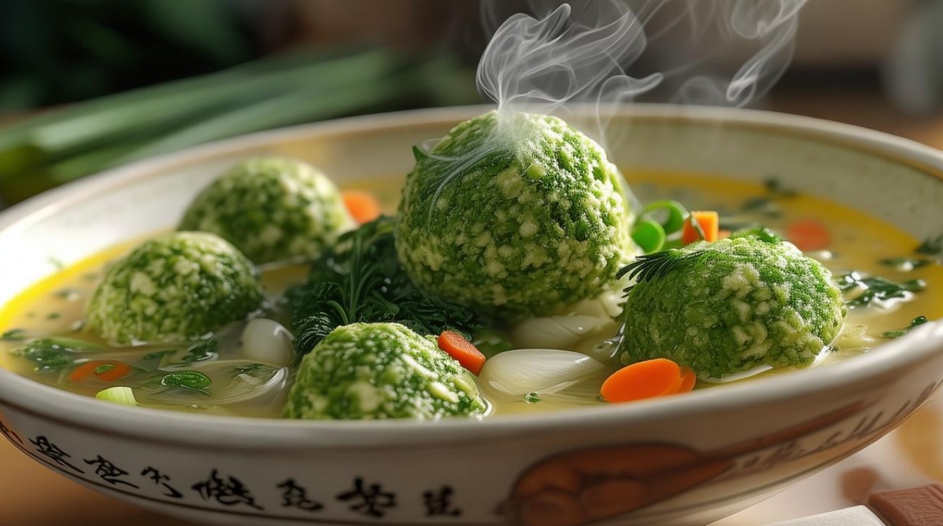 菜心丸子汤怎么做才鲜嫩美味？-图2