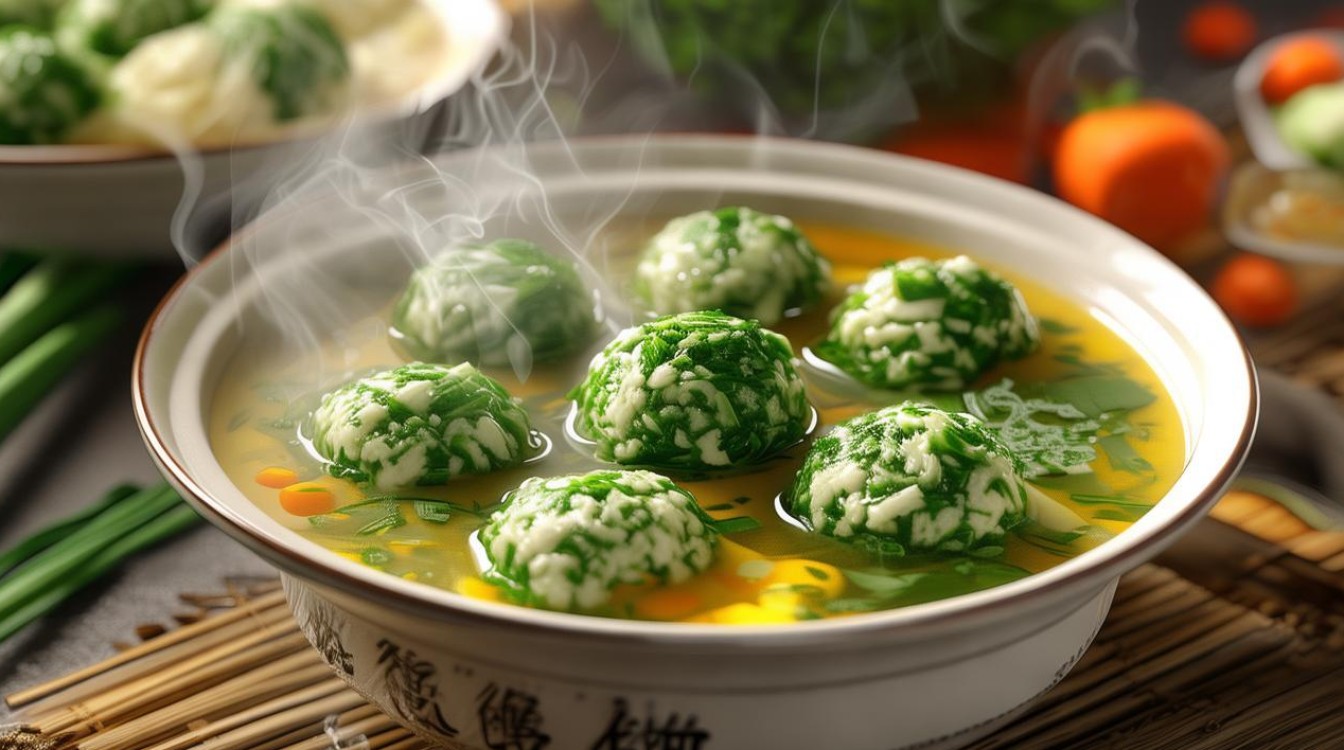菜心丸子汤怎么做才鲜嫩美味？-图4