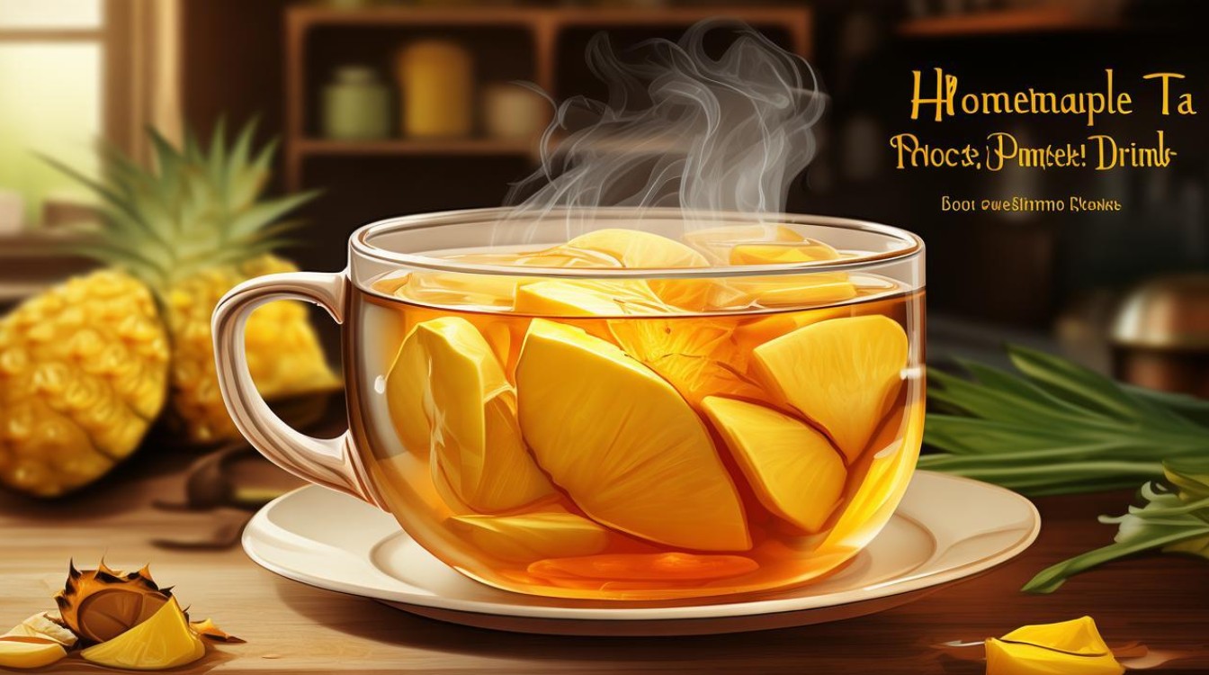 如何制作酸甜清爽的家常菠萝茶？-图1
