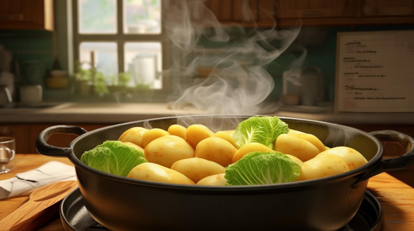炖白菜土豆怎么做？家常做法简单又美味！-图1