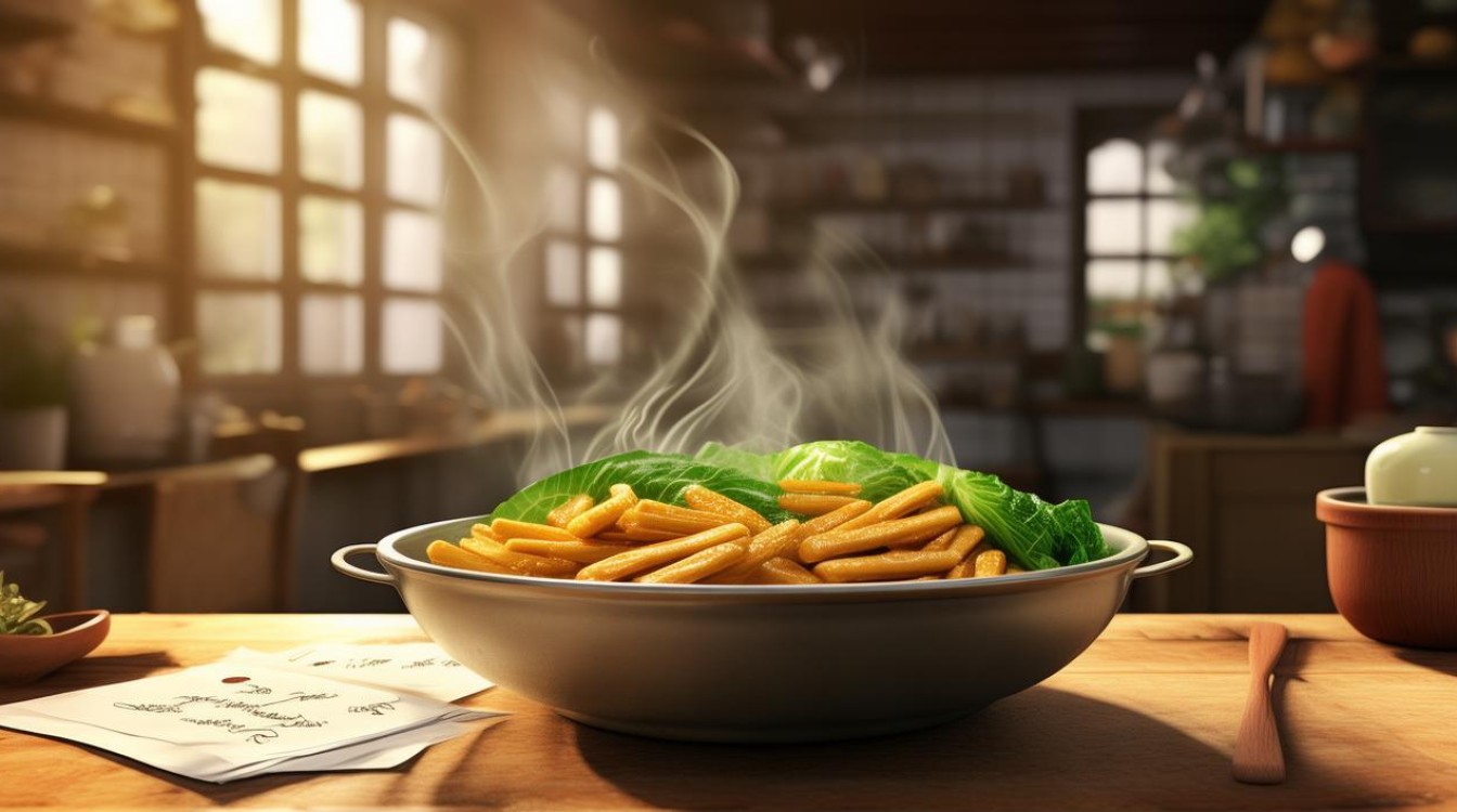 白菜烩油条怎么做？家常做法简单又美味！-图3