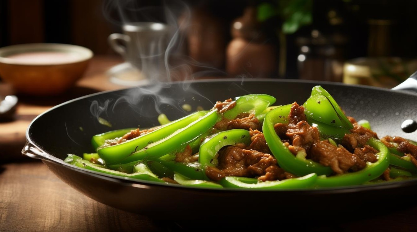 青椒肉片怎么做？家常做法简单又美味！-图1