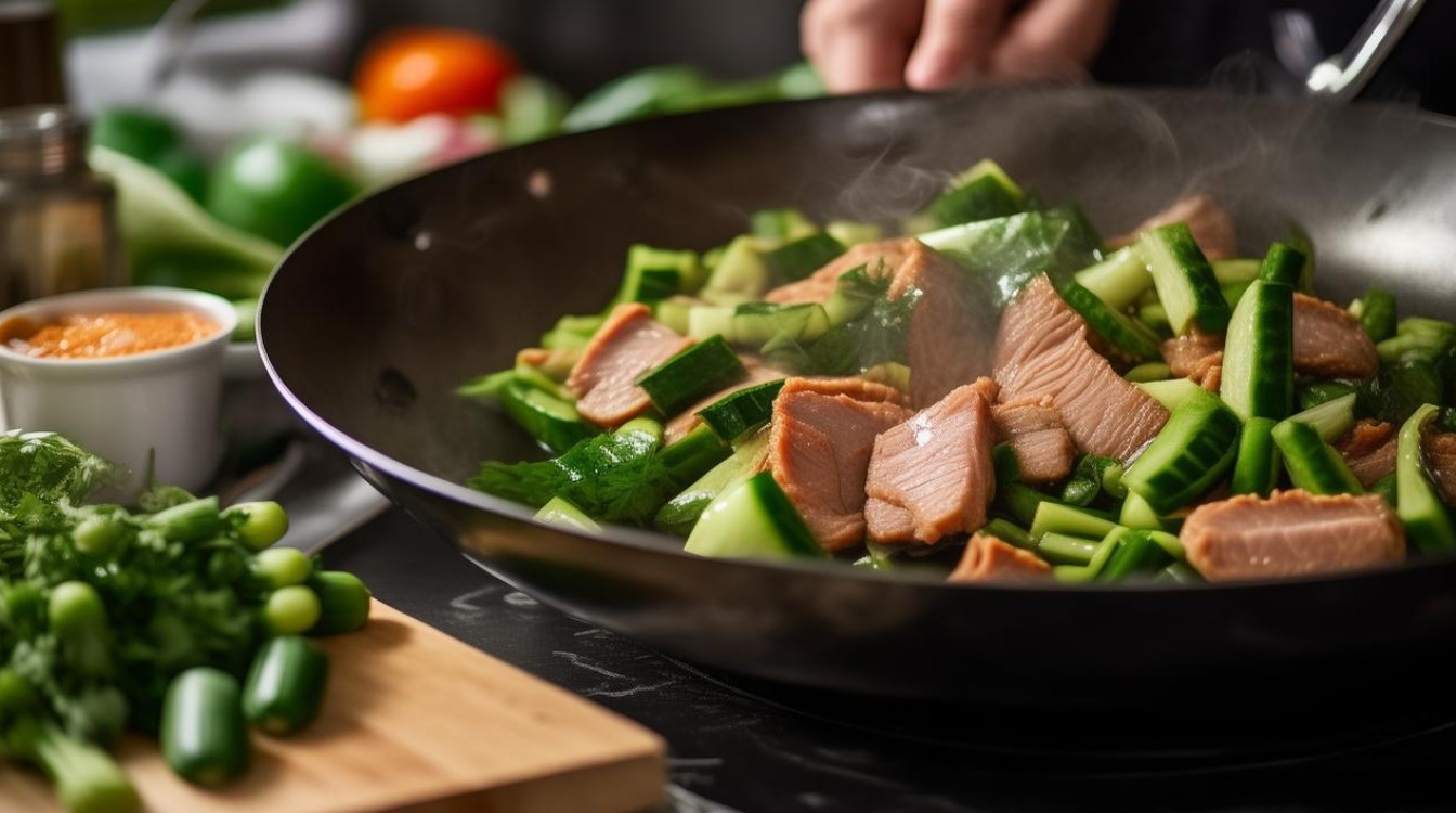 葫子炒肉怎么做？家常做法简单又美味！-图1