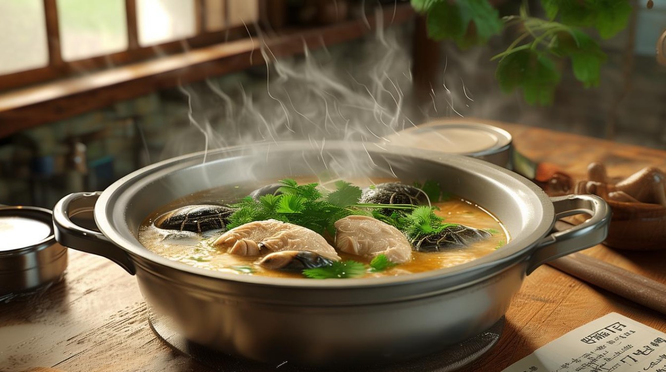 如何制作美味营养的鸡肉鳖汤？-图3