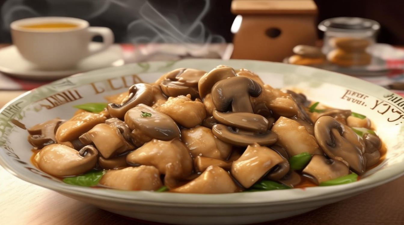 家常蘑菇炒鸡怎么做才鲜香滑嫩？-图1