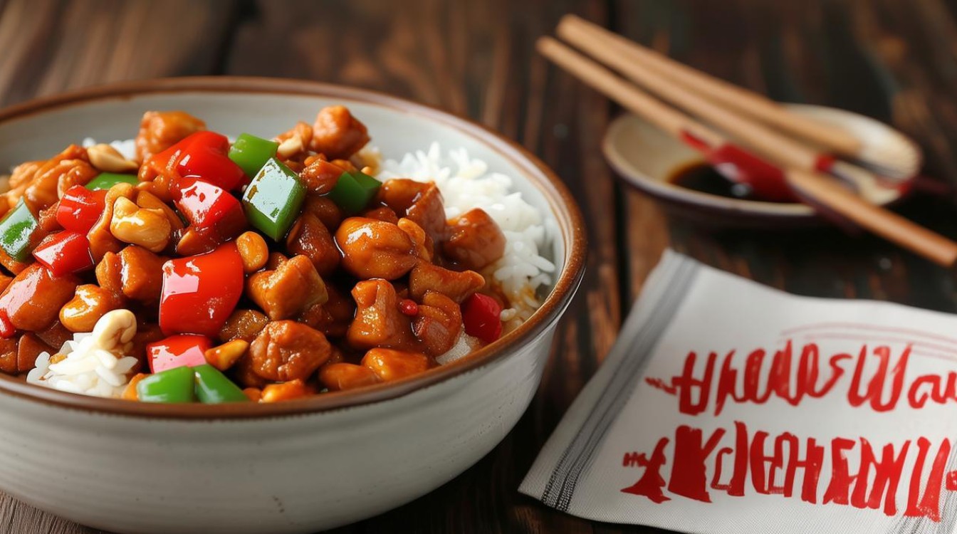 家常宫保鸡丁盖浇饭怎么做？经典川味下饭神器教程-图3