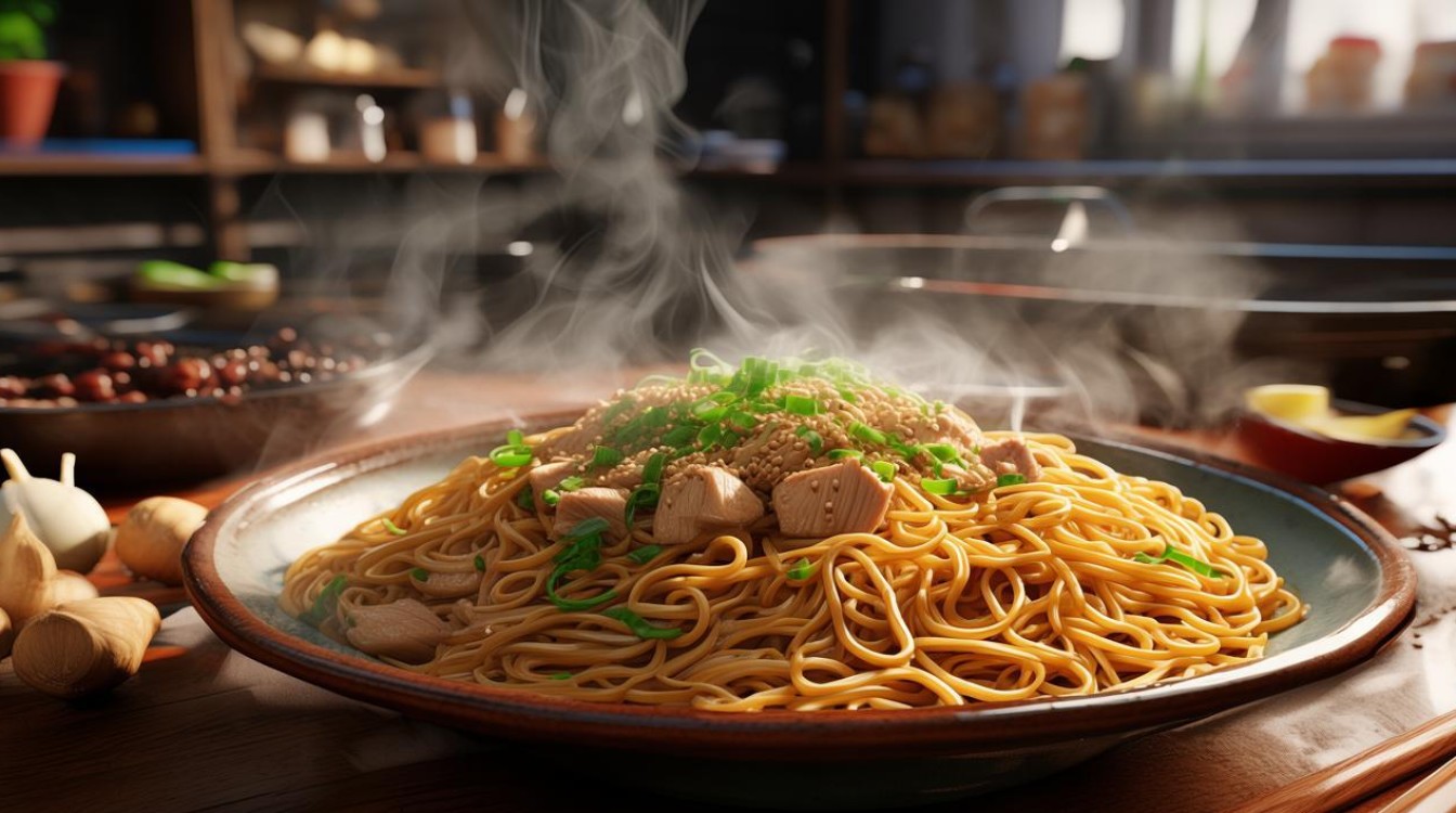 如何在家轻松做出美味的鸡肉焖面？-图2