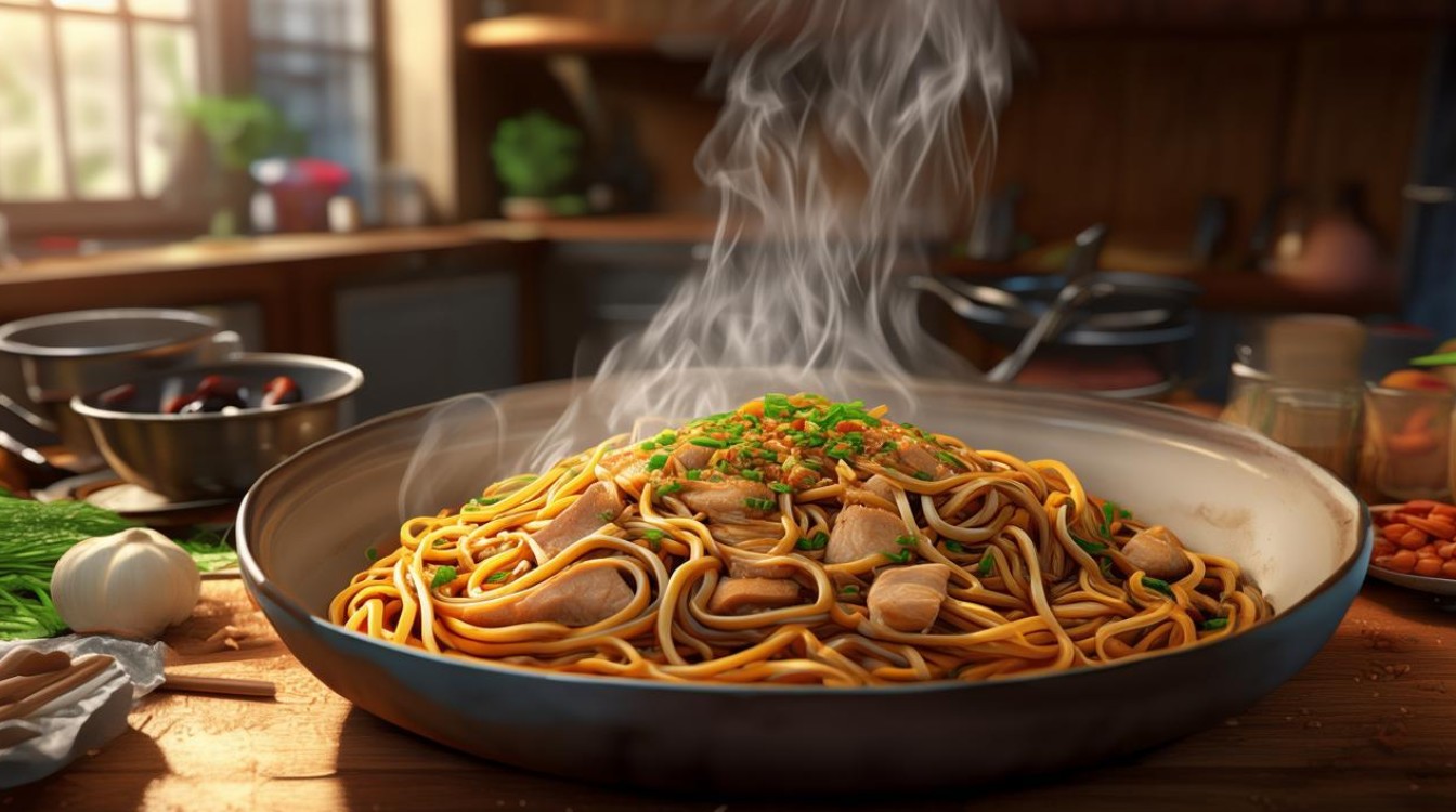 如何在家轻松做出美味的鸡肉焖面？-图3