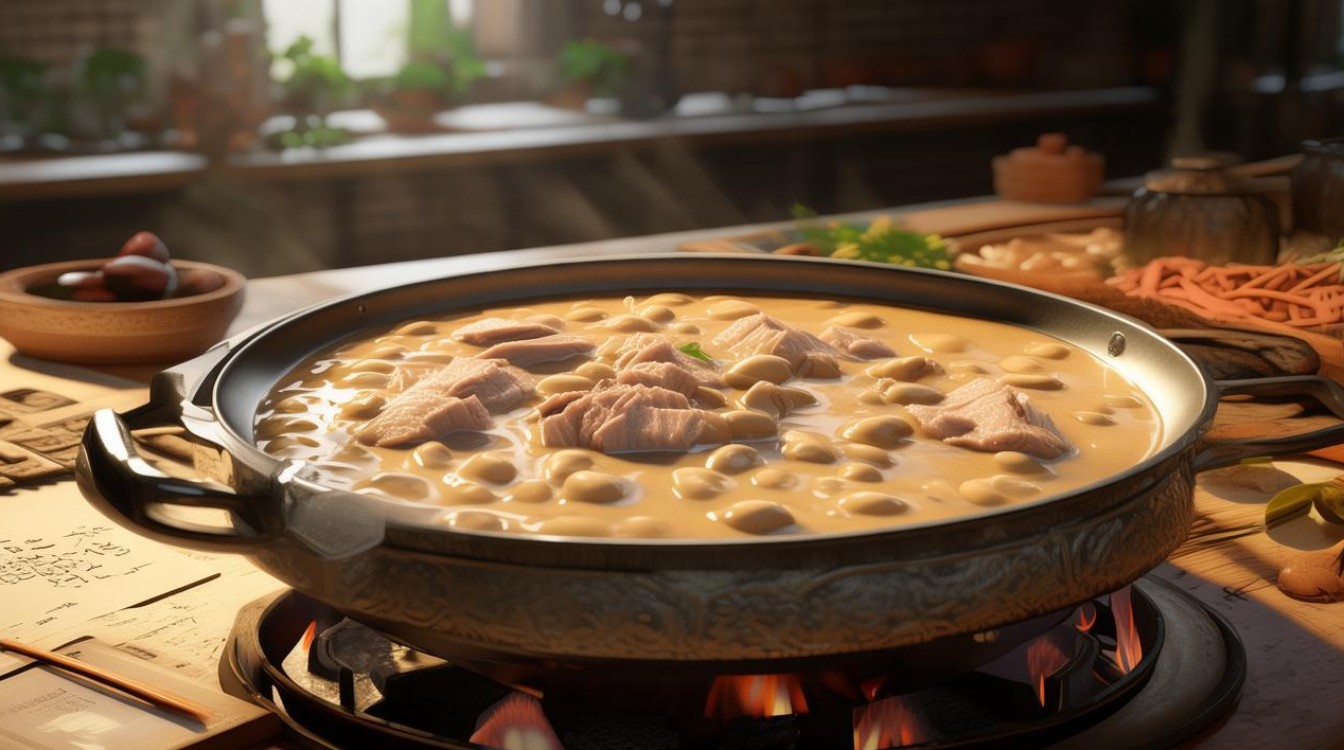 如何在家轻松炖制营养美味的大骨黄豆汤？-图4