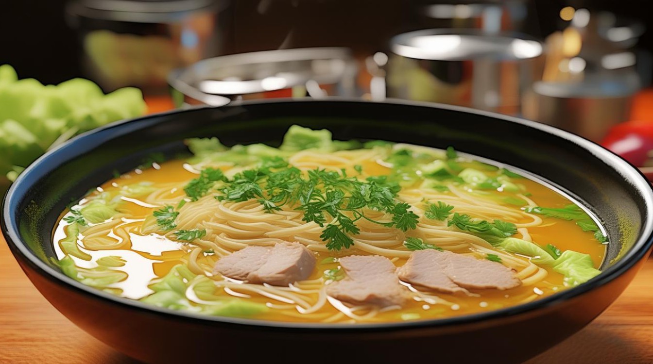 如何制作美味的白菜粉丝肉片汤？-图2