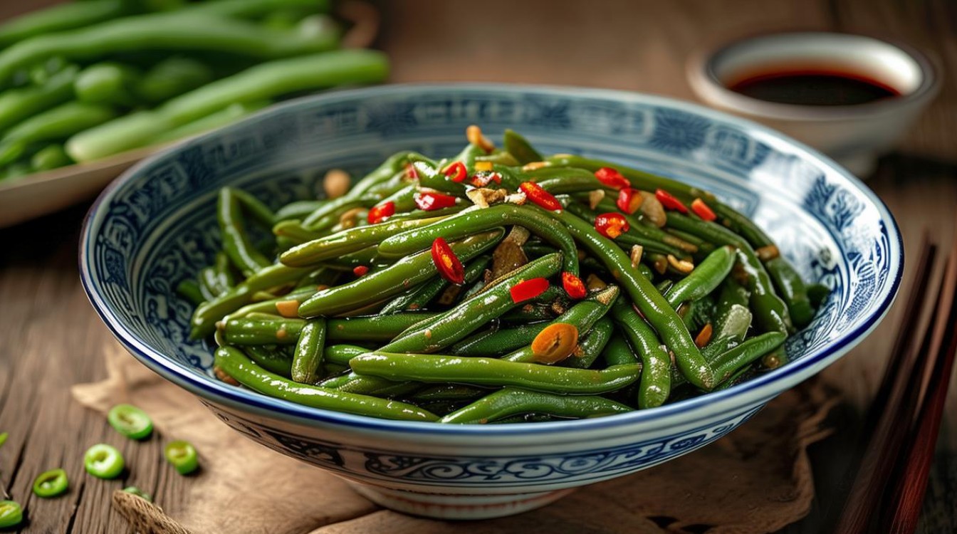 家常拌豆角怎么做？简单美味的凉拌豆角做法-图1