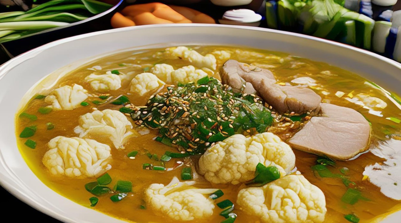 如何简单做出美味的花菜肉片汤？-图3