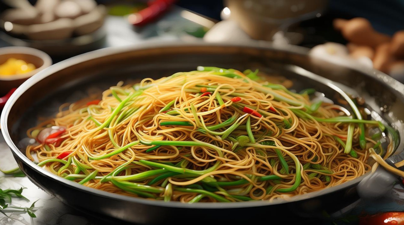 家常豆芽炒粉条怎么做？简单步骤一学就会！-图1