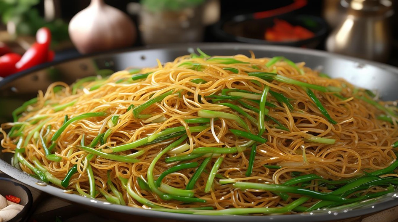 家常豆芽炒粉条怎么做？简单步骤一学就会！-图2