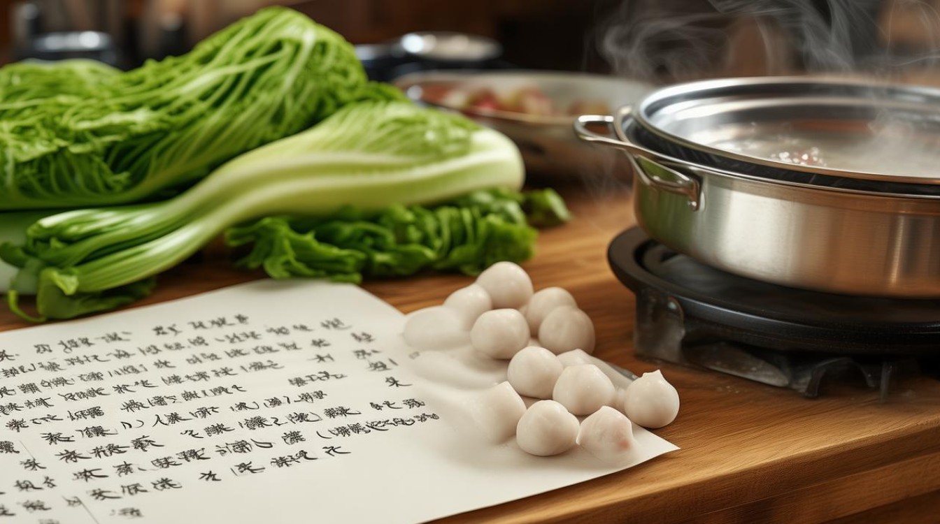 小白菜汆丸子汤怎么做？简单家常做法分享-图2