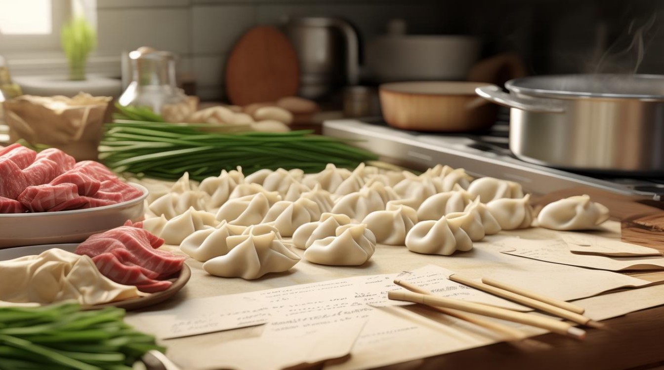 如何在家轻松做出美味的猪肉韭菜饺子？-图1